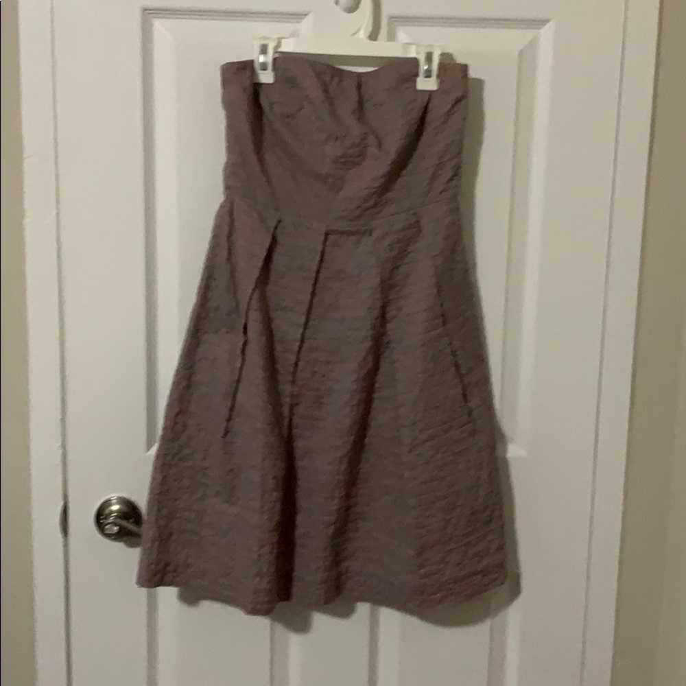 Strapless dress